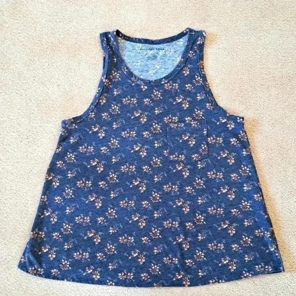 ❤️ American Eagle Floral Tank Top Small - Picture 1 of 9